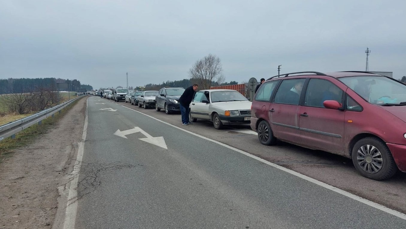 Бобровники закрыты фото граница Польша Беларусь