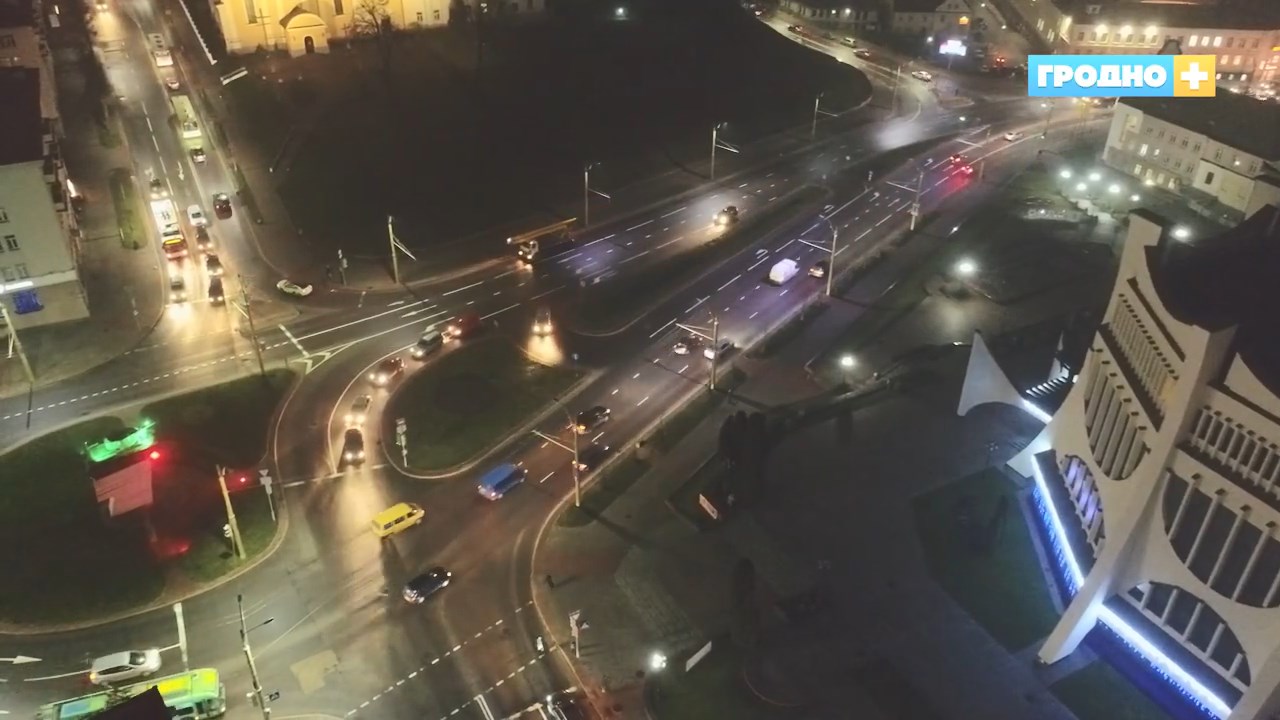 Эксперимент ГАИ Гродно на переркетске возле каланчи