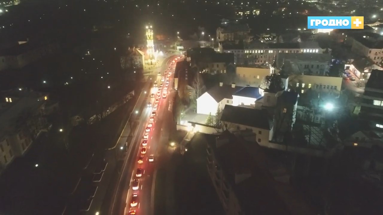 Эксперимент ГАИ Гродно на переркетске возле каланчи