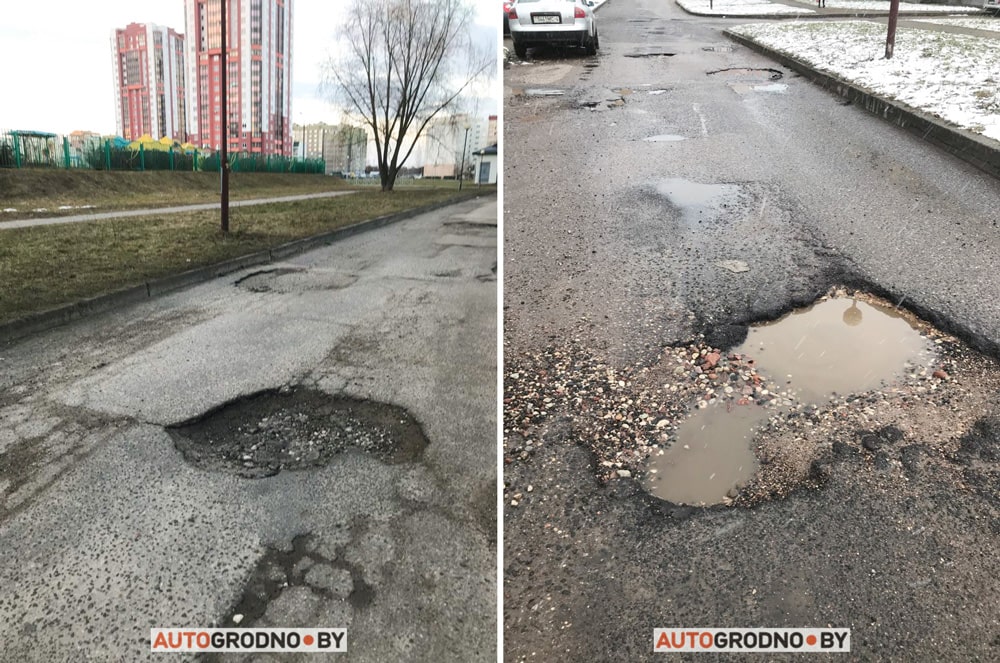 Мужчина подвернул ногу в яме возле своего дома. Просит дорожные службы о помощи