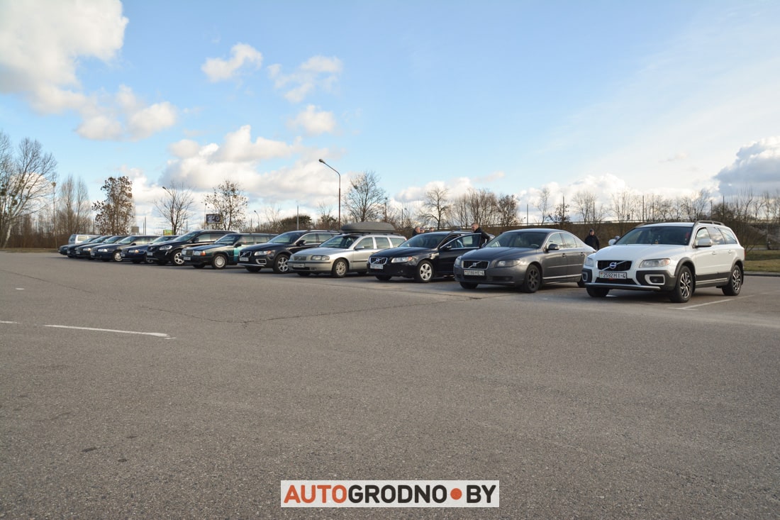 В Гродно вновь собрались фанаты VOLVO. После долгого перерыва
