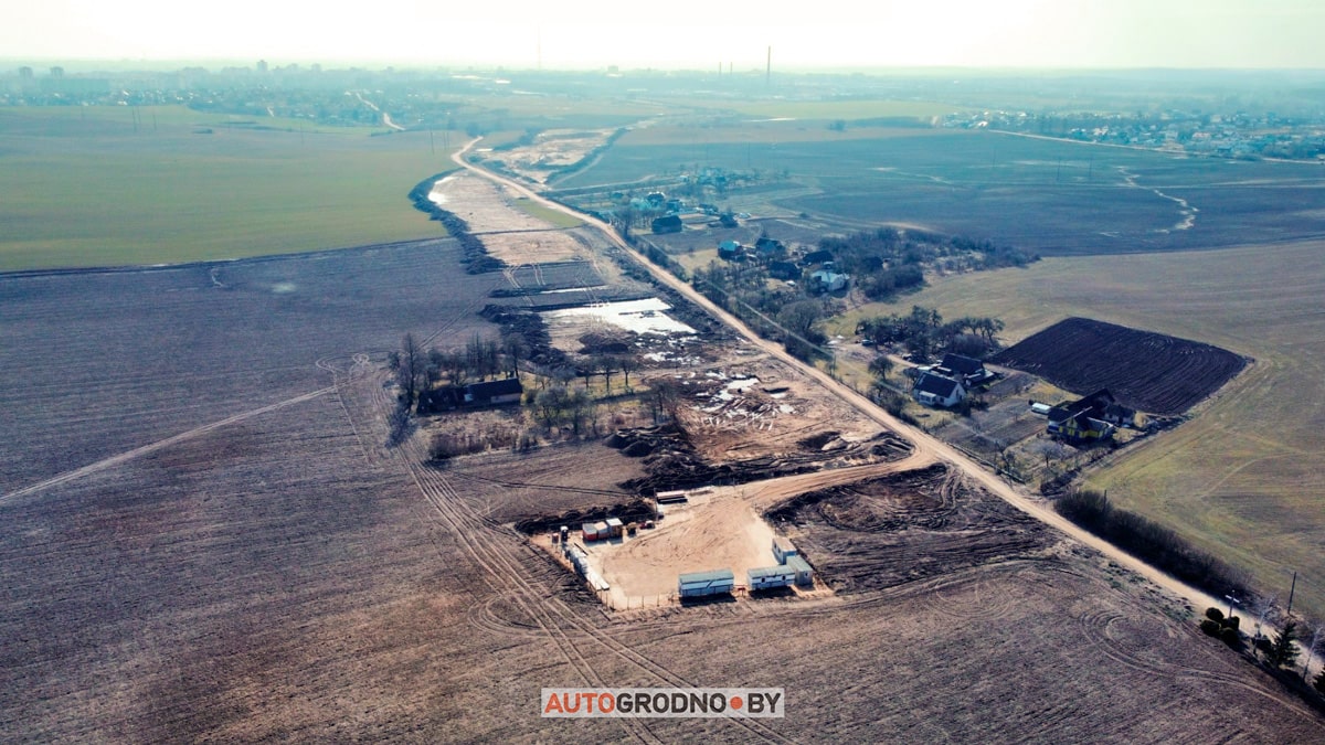 Новая дорога продление Дзержинского Лапенковская