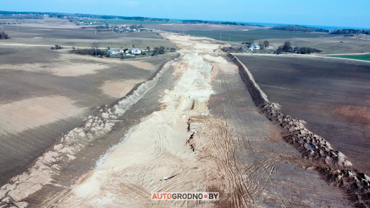 Новая дорога продление Дзержинского Лапенковская