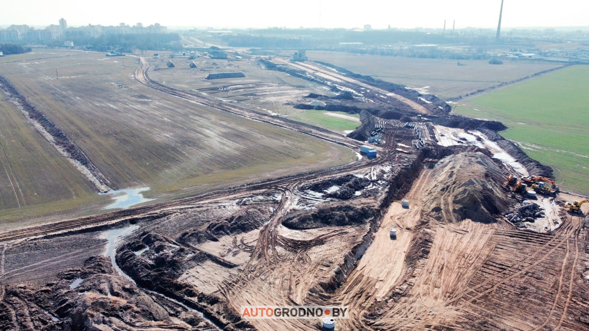 Новая дорога продление Дзержинского Лапенковская