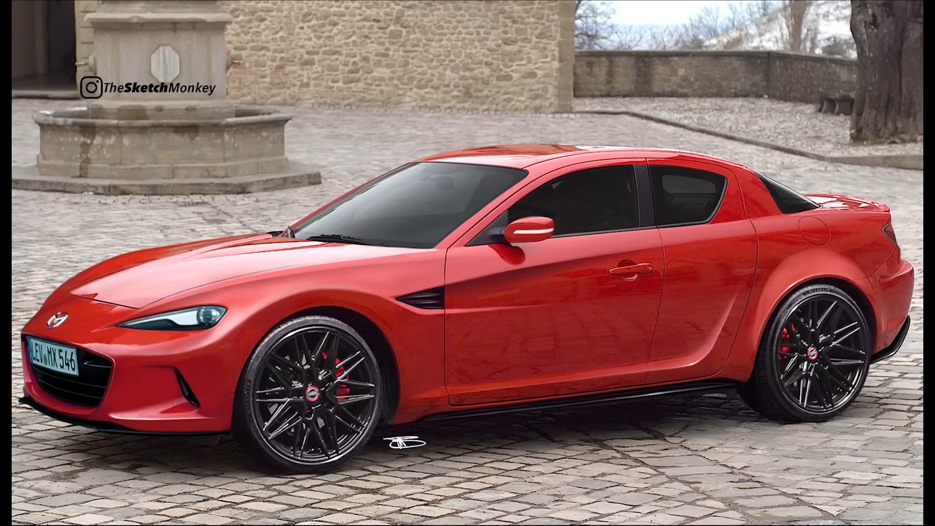 mazda rx 8 gets rendered