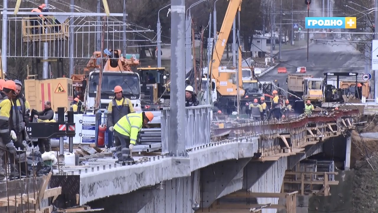 Строители рассказали про ключевые даты ремонта Нового моста в Гродно и что еще остается сделать