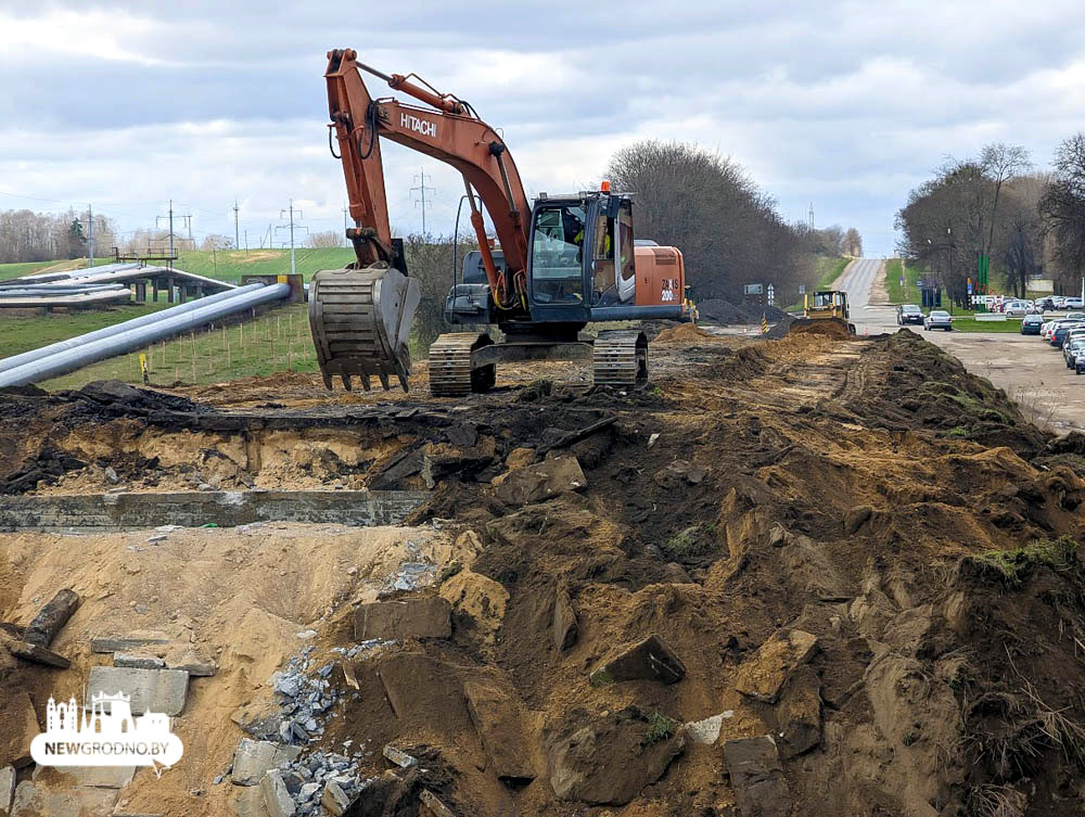 Путепровод на Скидельском шоссе больше не существует Гродно