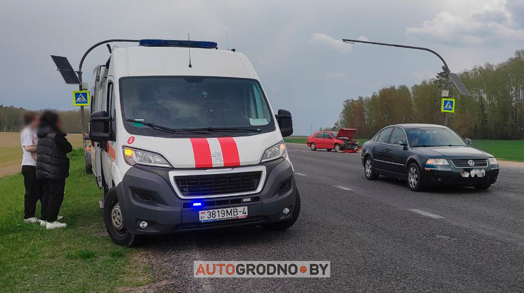 Серьезная авария на окраине Гродно возле птицефабрики