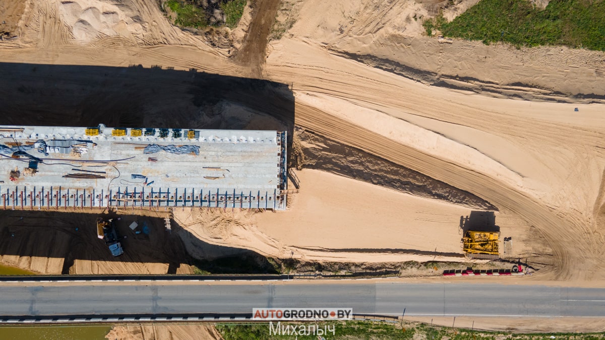 Стройка века – как строят новый мост через Неман в Белице. Между Лидой и Дятловом