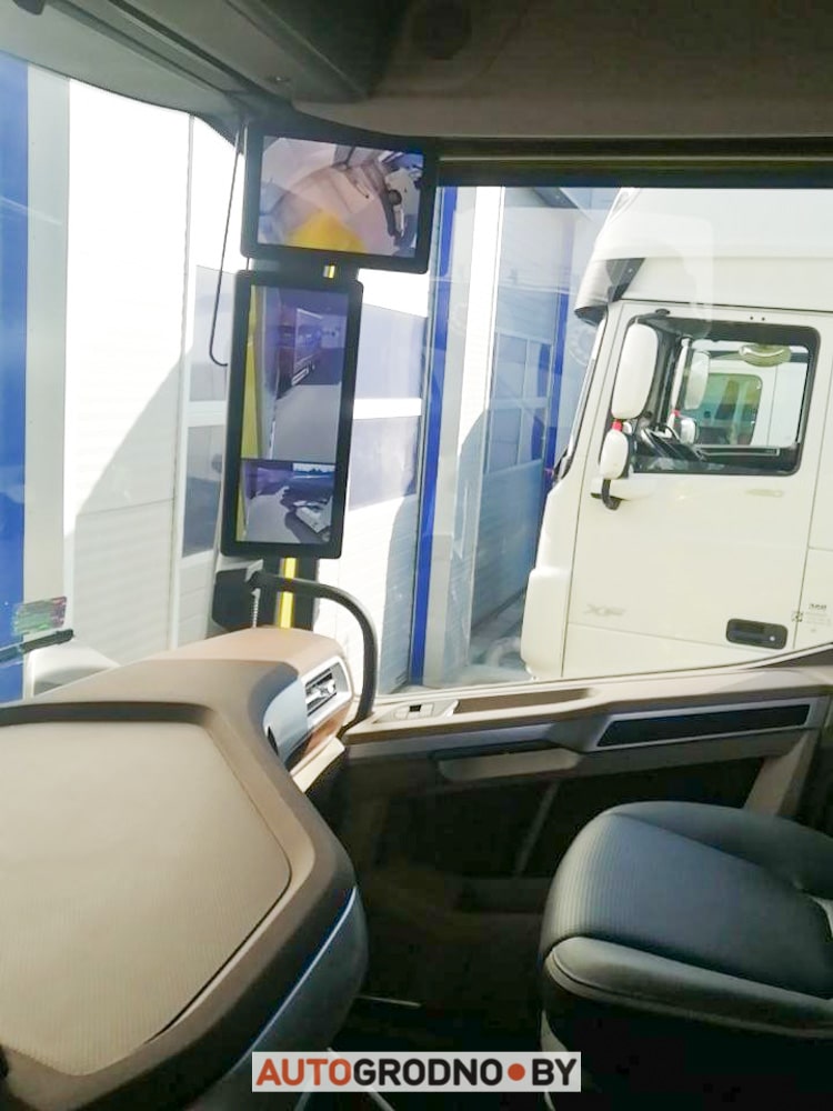 Ерунда эти ваши камеры вместо зеркал заднего вида белорус съездил в рейс на современном DAF XG и делится отзывом