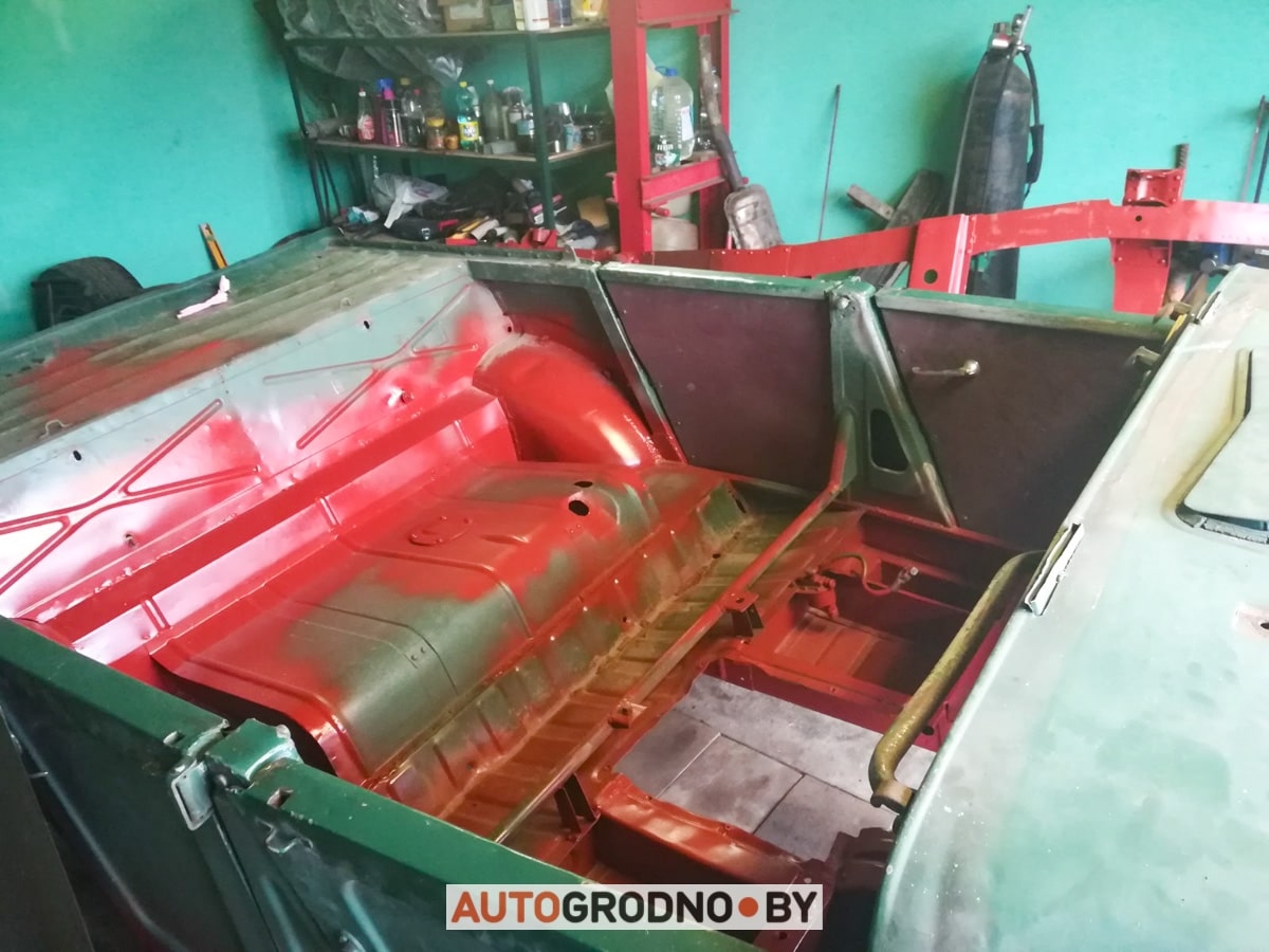 Белорусы поставил в ГАЗ 69 двигатель V6