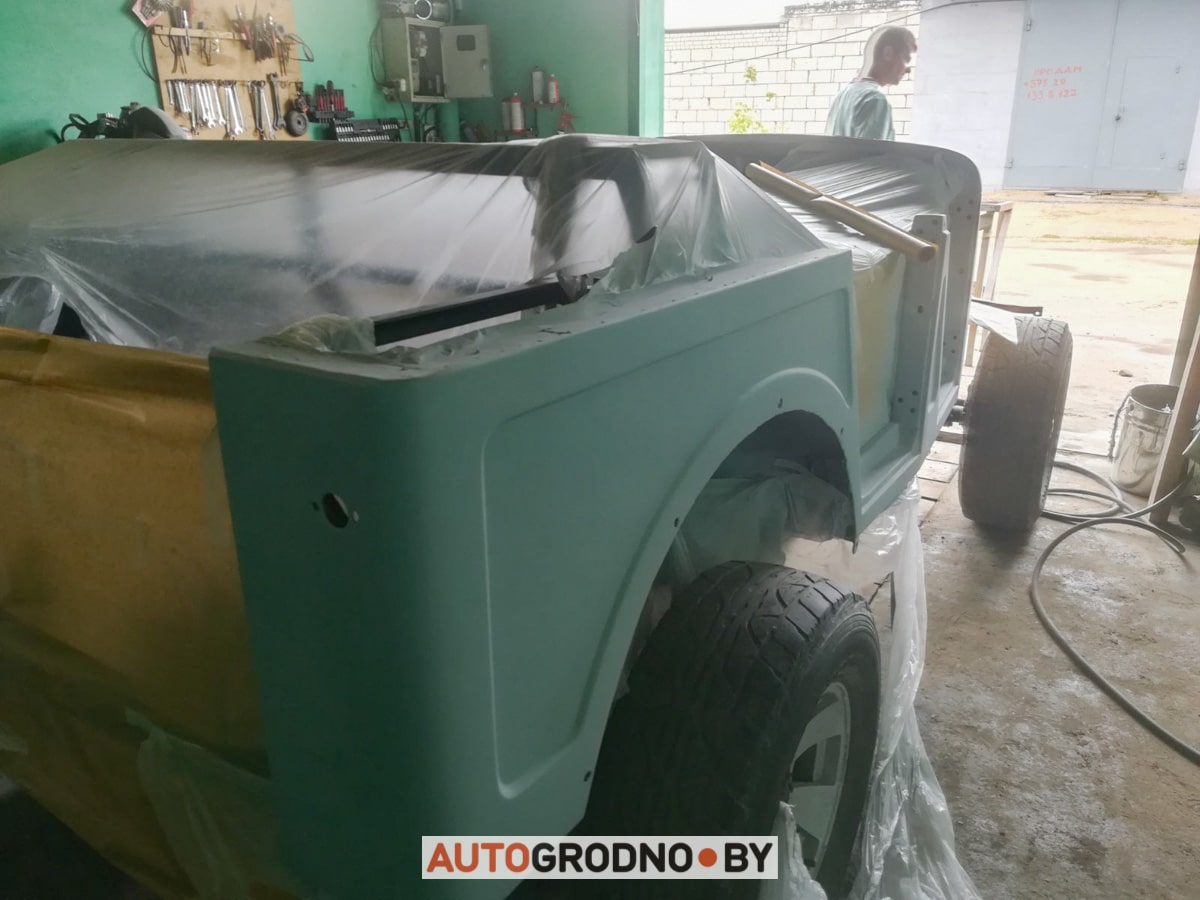 Белорусы поставил в ГАЗ 69 двигатель V6