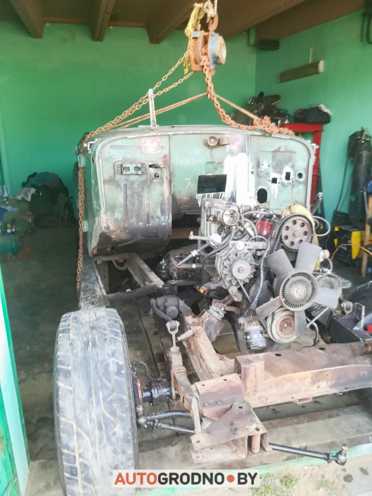 Белорусы поставил в ГАЗ 69 двигатель V6