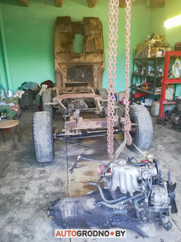 Белорусы поставил в ГАЗ 69 двигатель V6