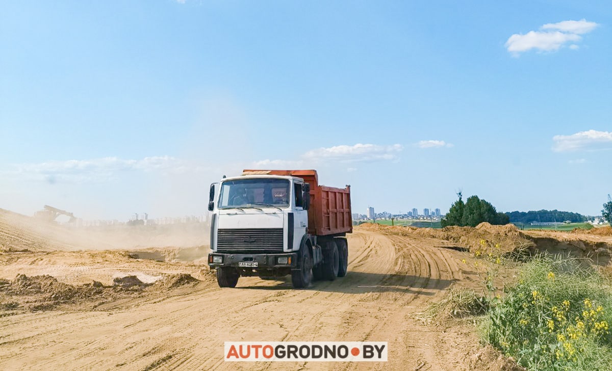 Как строят дорогу к АЗОТу 2023 - часть большого объездного кольца