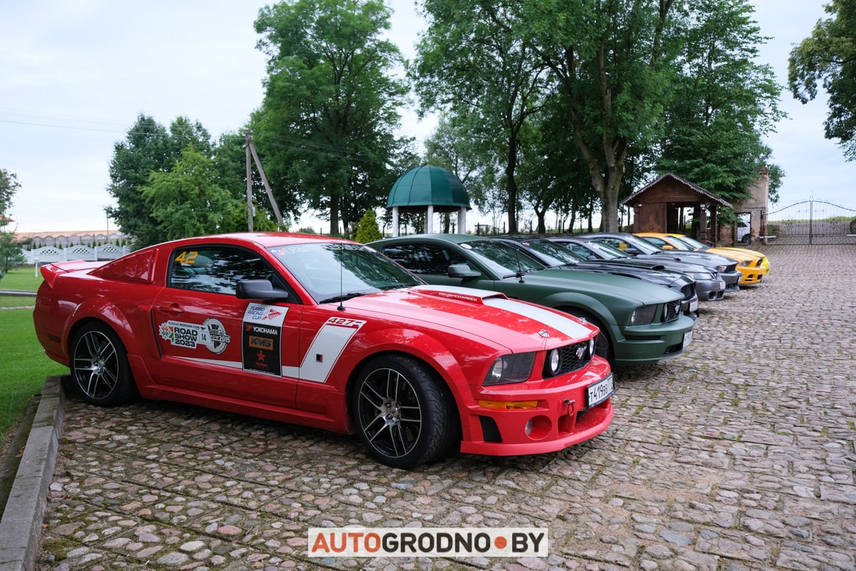 Мустанг клуб Россия - тур по Беларуси, Гродно