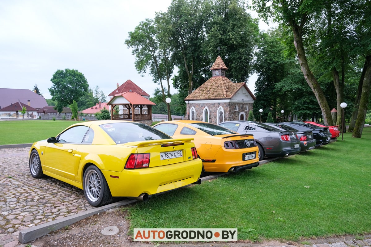 Мустанг клуб Россия - тур по Беларуси, Гродно