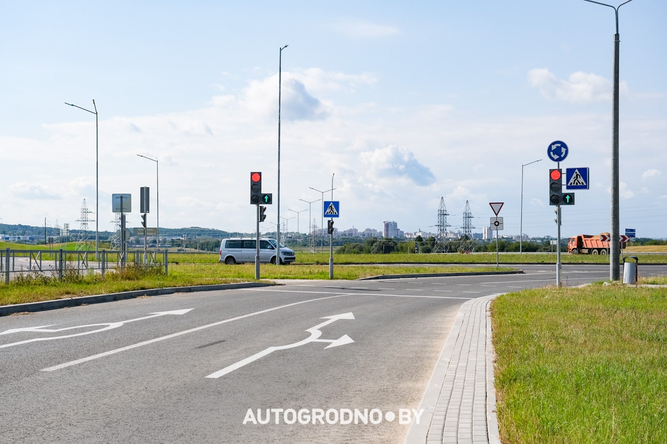 Кольцо Заболоть Гродно светофоры
