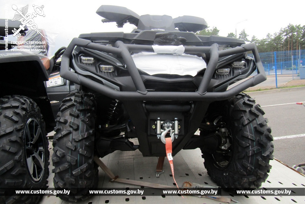 Гродненская таможня задержала квадроциклы. Перевозчик пошел на хитрость