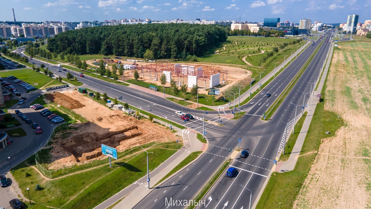 Что сейчас строят в Гродно? Смотрим с неба на основные стройки города