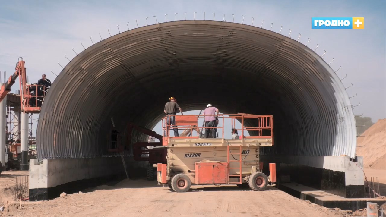Строители показали тоннель новой объездной Гродно, по которому мы поедем уже через 2 месяца