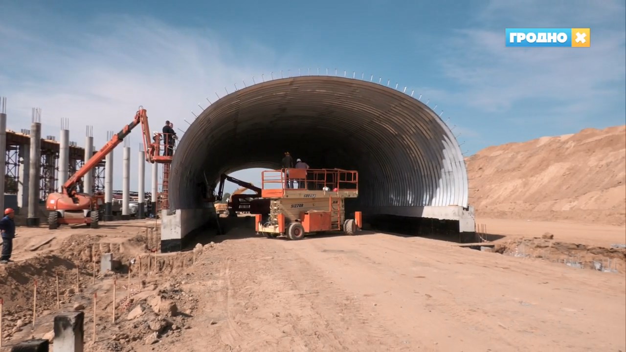 Строители показали тоннель новой объездной Гродно, по которому мы поедем уже через 2 месяца