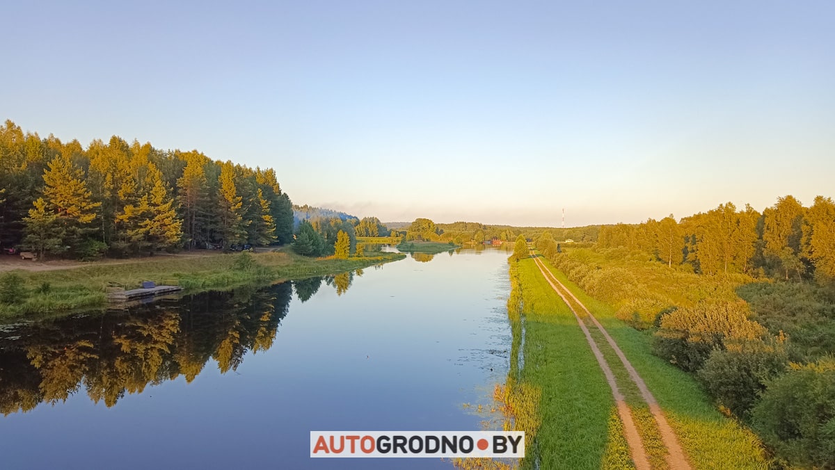 Веломаршрут августовский канал Гродно схема