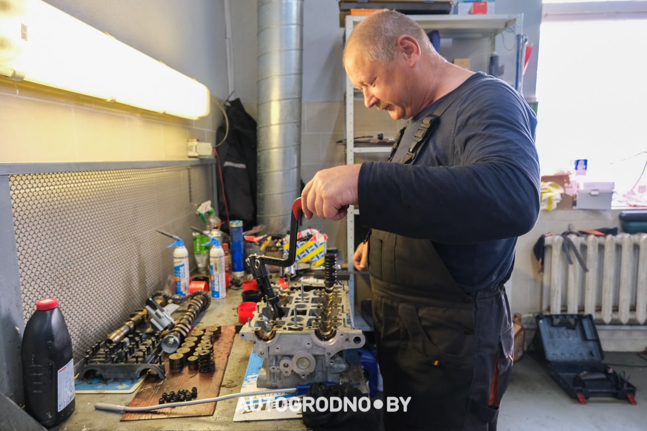 Автосервис УКС Гродно на улице Гаражной