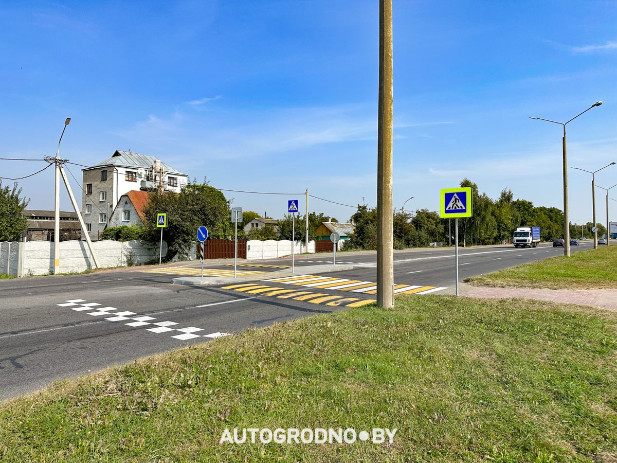 В Гродно установили новые лежачие полицейские