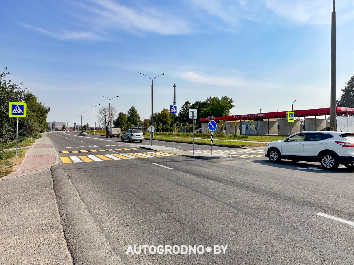 В Гродно установили новые лежачие полицейские