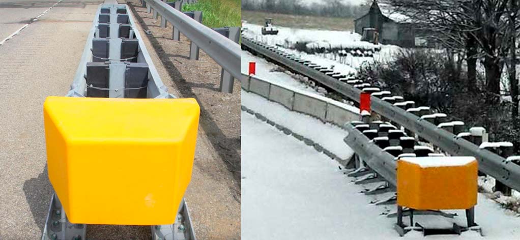 Защитные ограждения на дорогах США