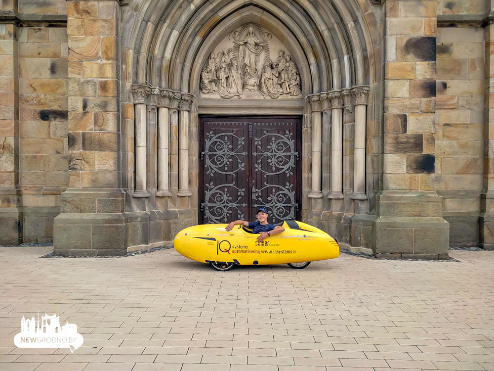 Вернулся домой в Гродно Беларусь на веломобили через всю Европу