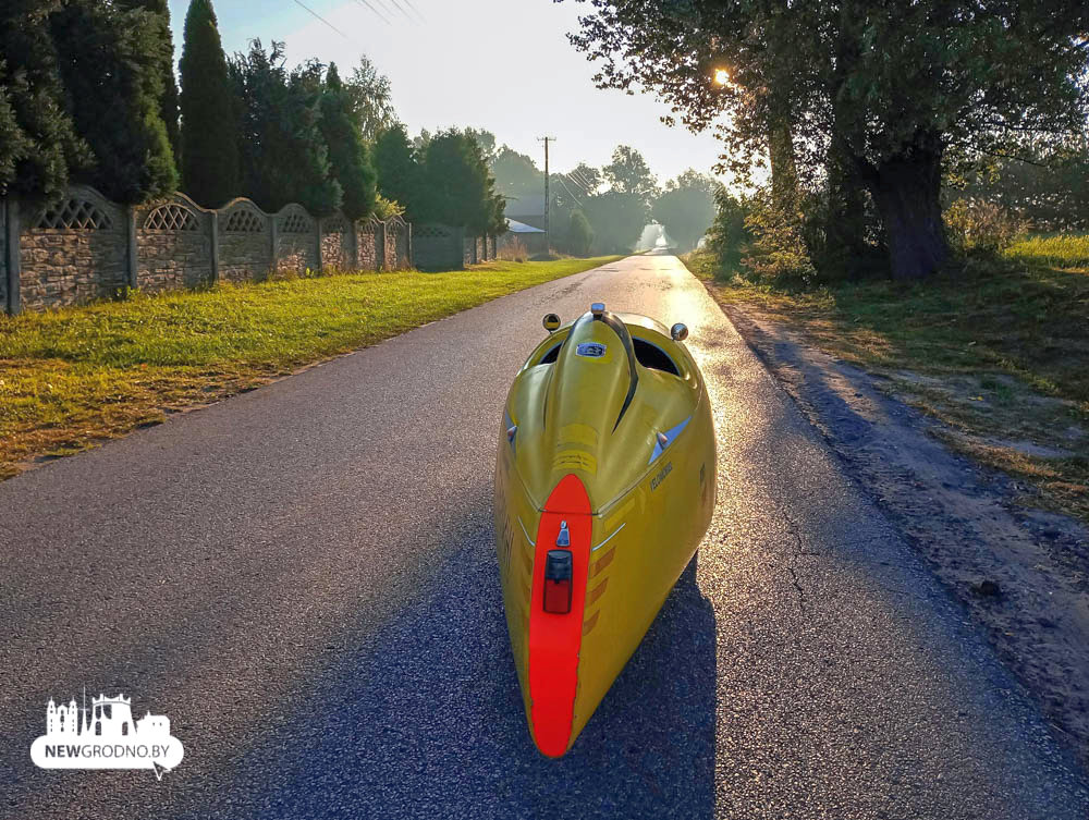 Вернулся домой в Гродно Беларусь на веломобили через всю Европу