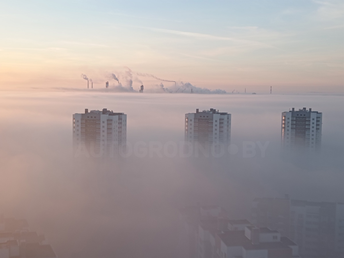 Каким сегодня увидел Гродно оператор башенного крана