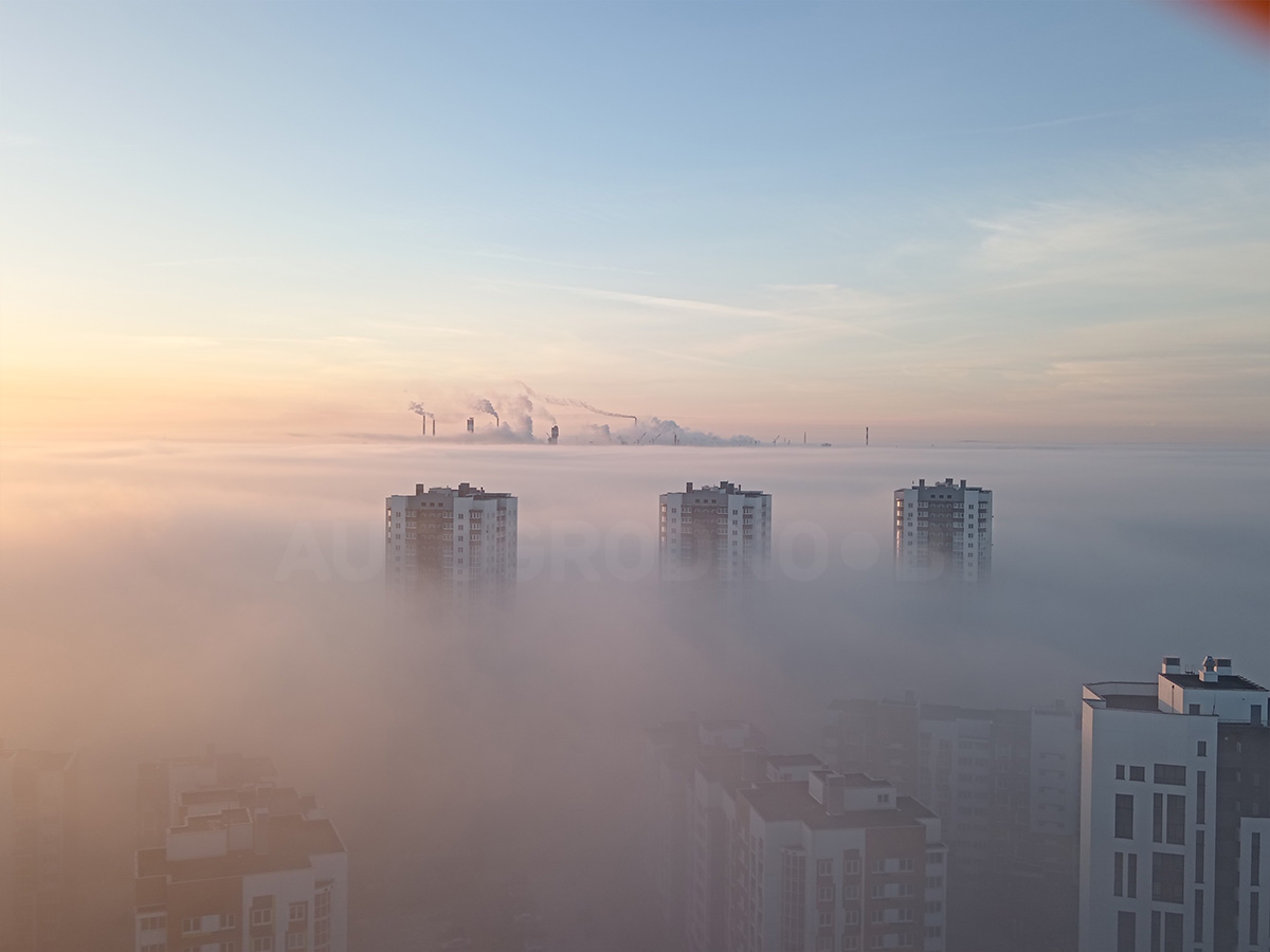 Каким сегодня увидел Гродно оператор башенного крана