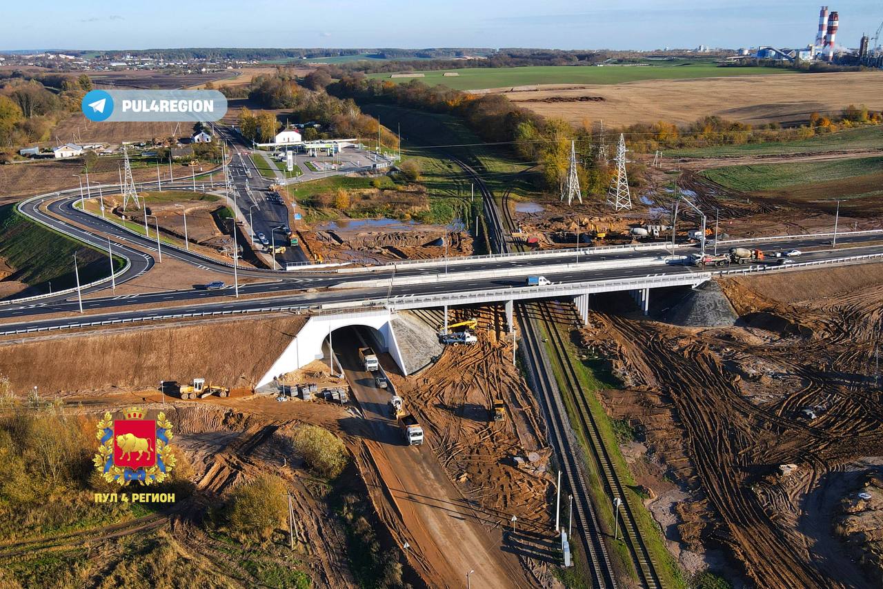 Фото развязка на Озерским шоссе В Гродно