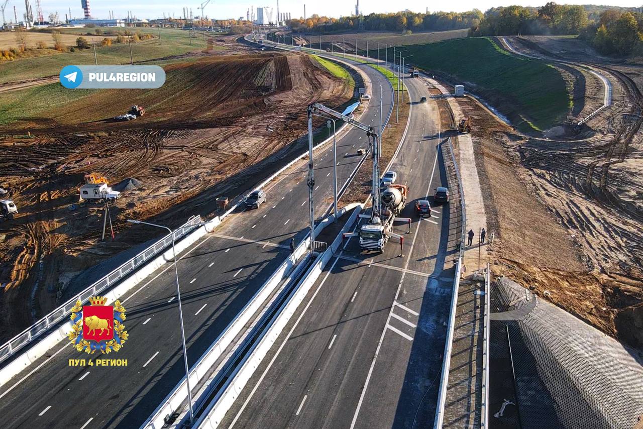 Фото развязка на Озерским шоссе В Гродно