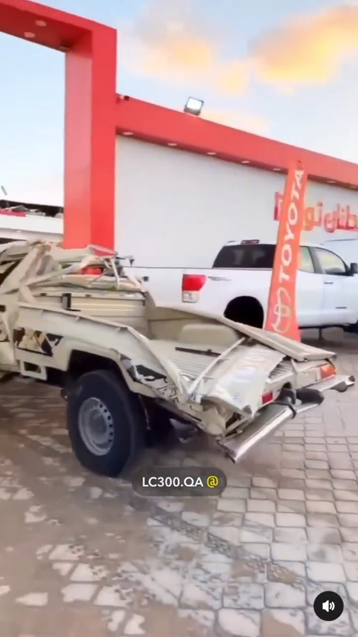 Toyota Land Cruiser упала с горы, но уберегла водителя и сама доехала до сервиса