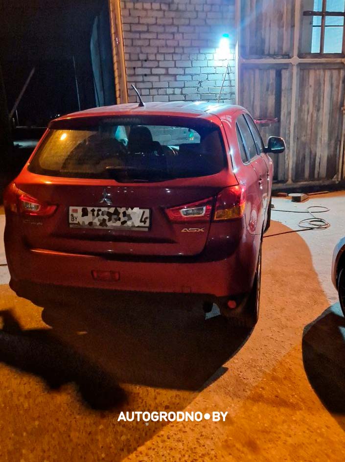 Mitsubishi asx в Гродно на шиномонтаже
