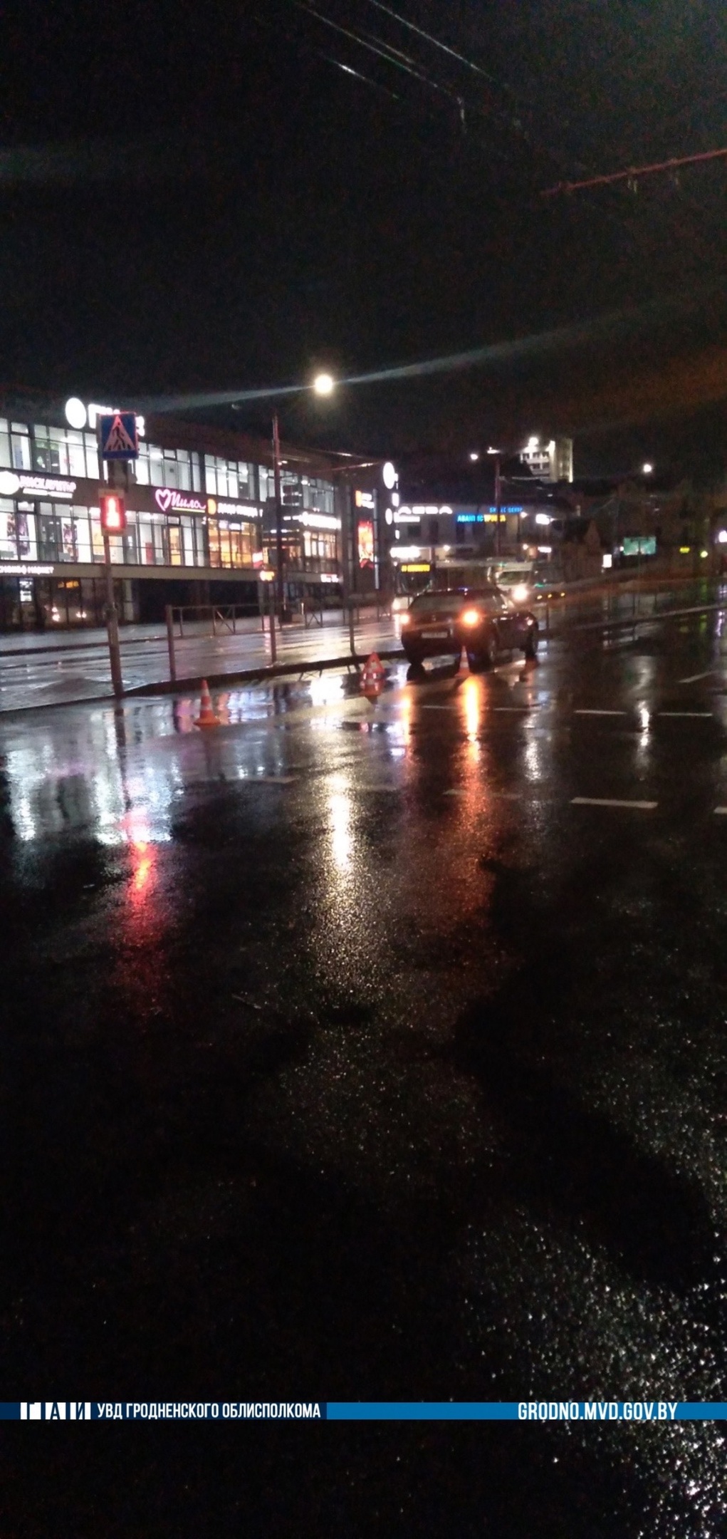 Подробности наезда на пешехода на Космонавтов в Гродно