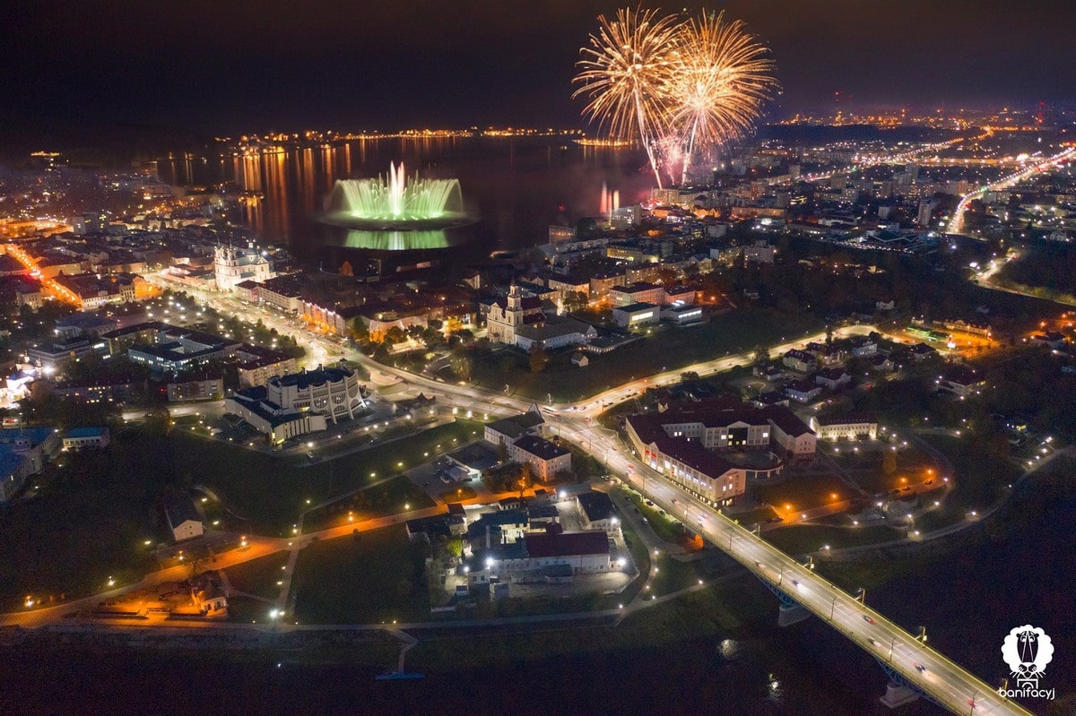 Гродно через нейросеть и искусственный интеллект