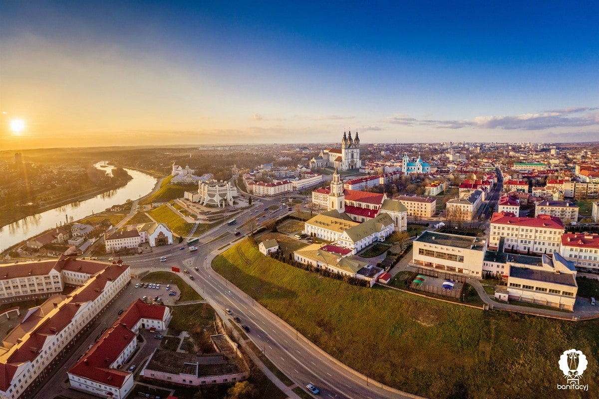 Гродно через нейросеть и искусственный интеллект