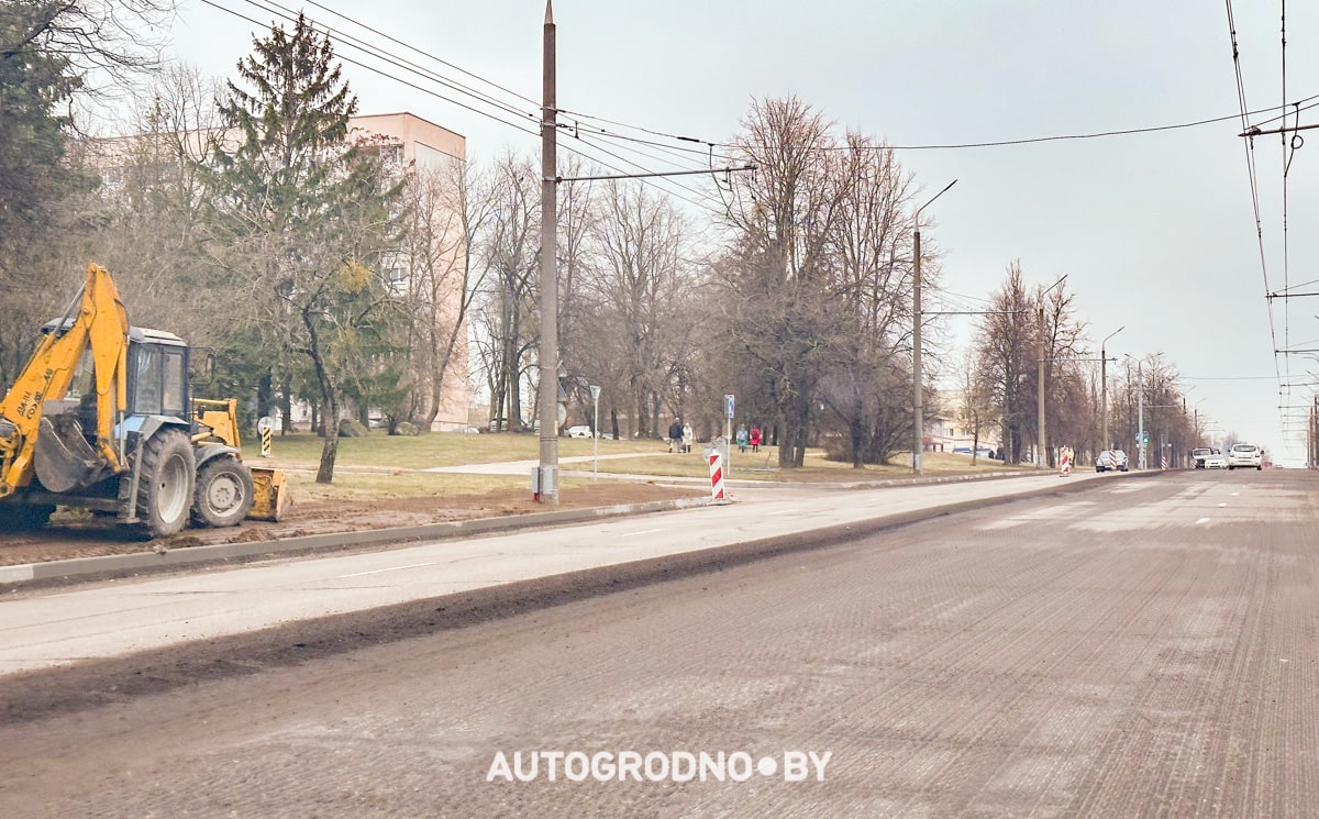 В Гродно начинает сезон ремонта дорог. Первая улица в списке дорожников: Врублевского