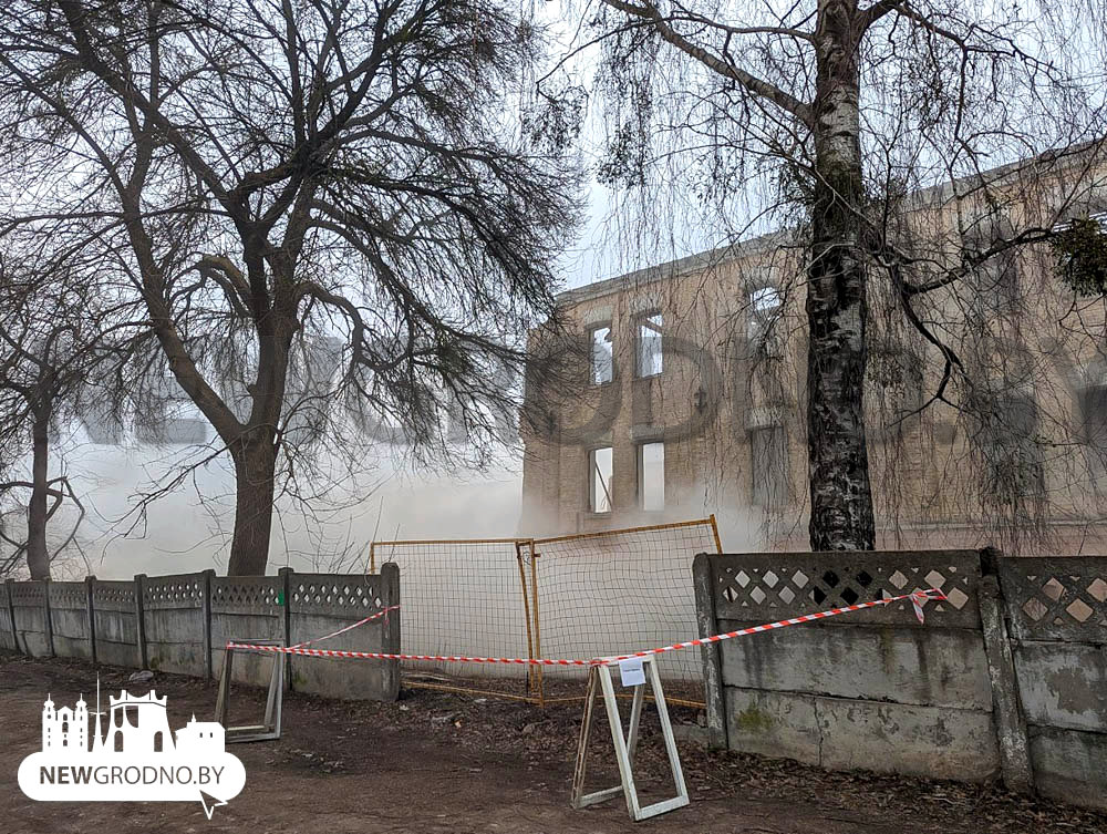 В Гродно сносят царские казармы на Щорса