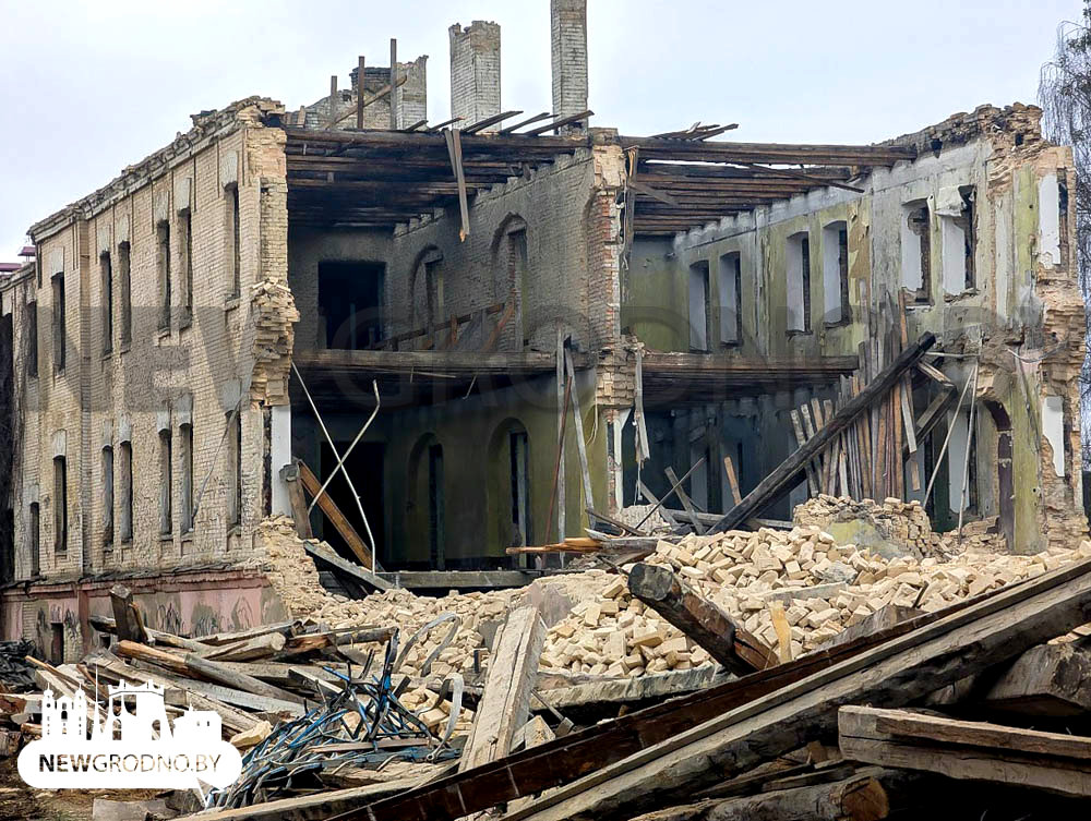 В Гродно сносят царские казармы на Щорса