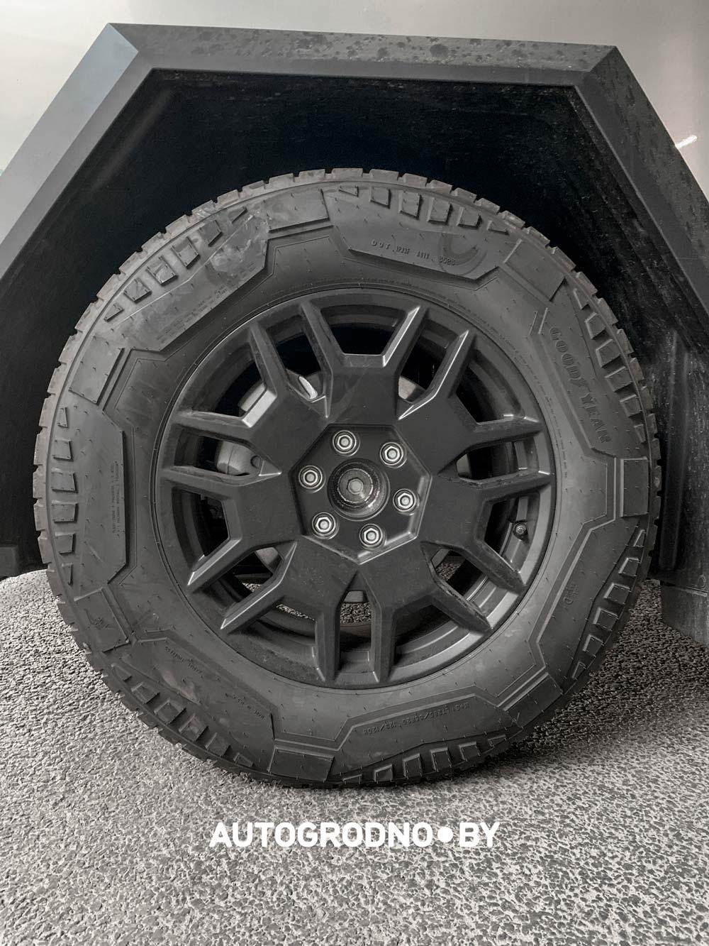 Фотофакт: в Гродно заметили Tesla Cybertruck