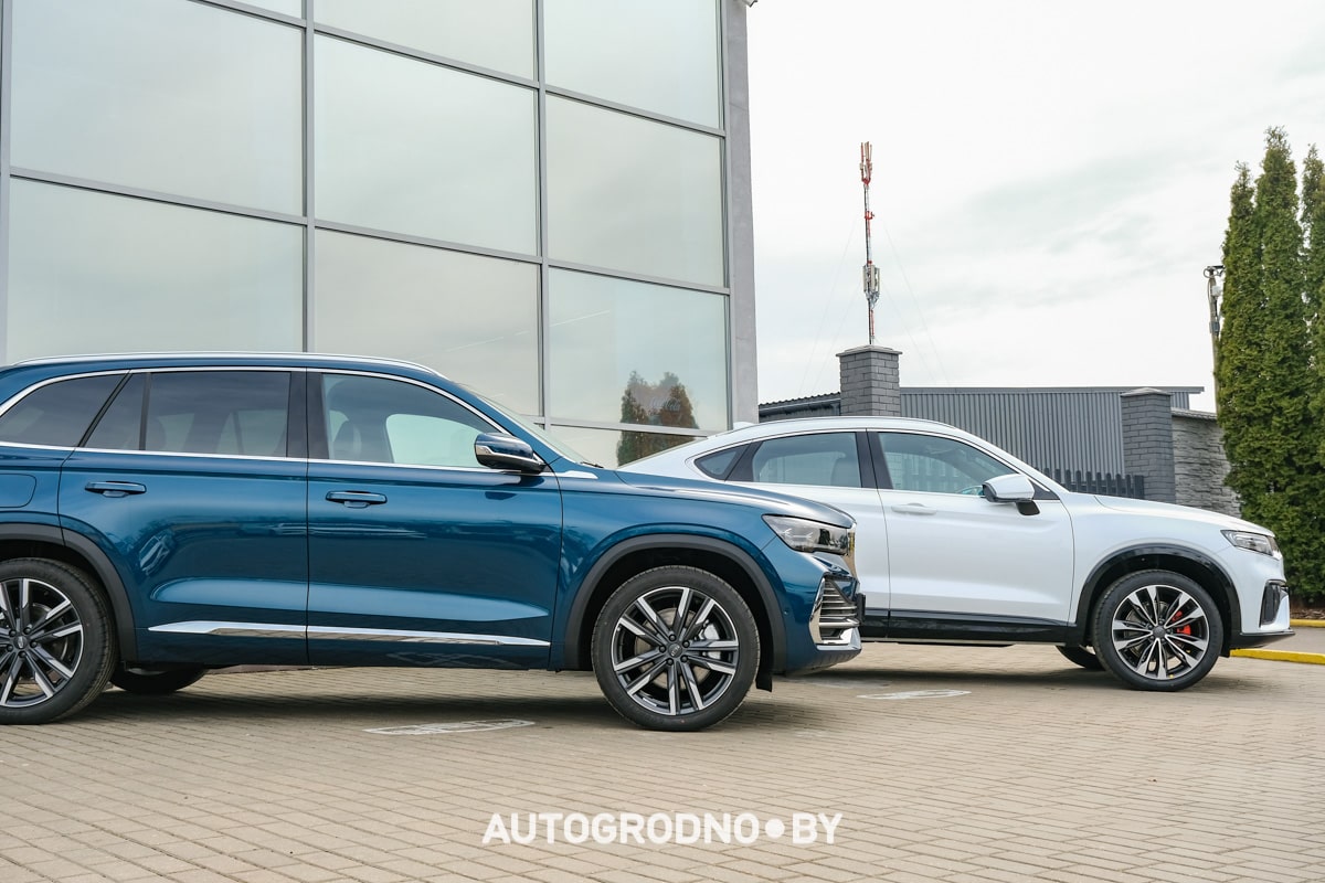 В Гродно снизили цены на Geely Tugella и Geely Monjaro