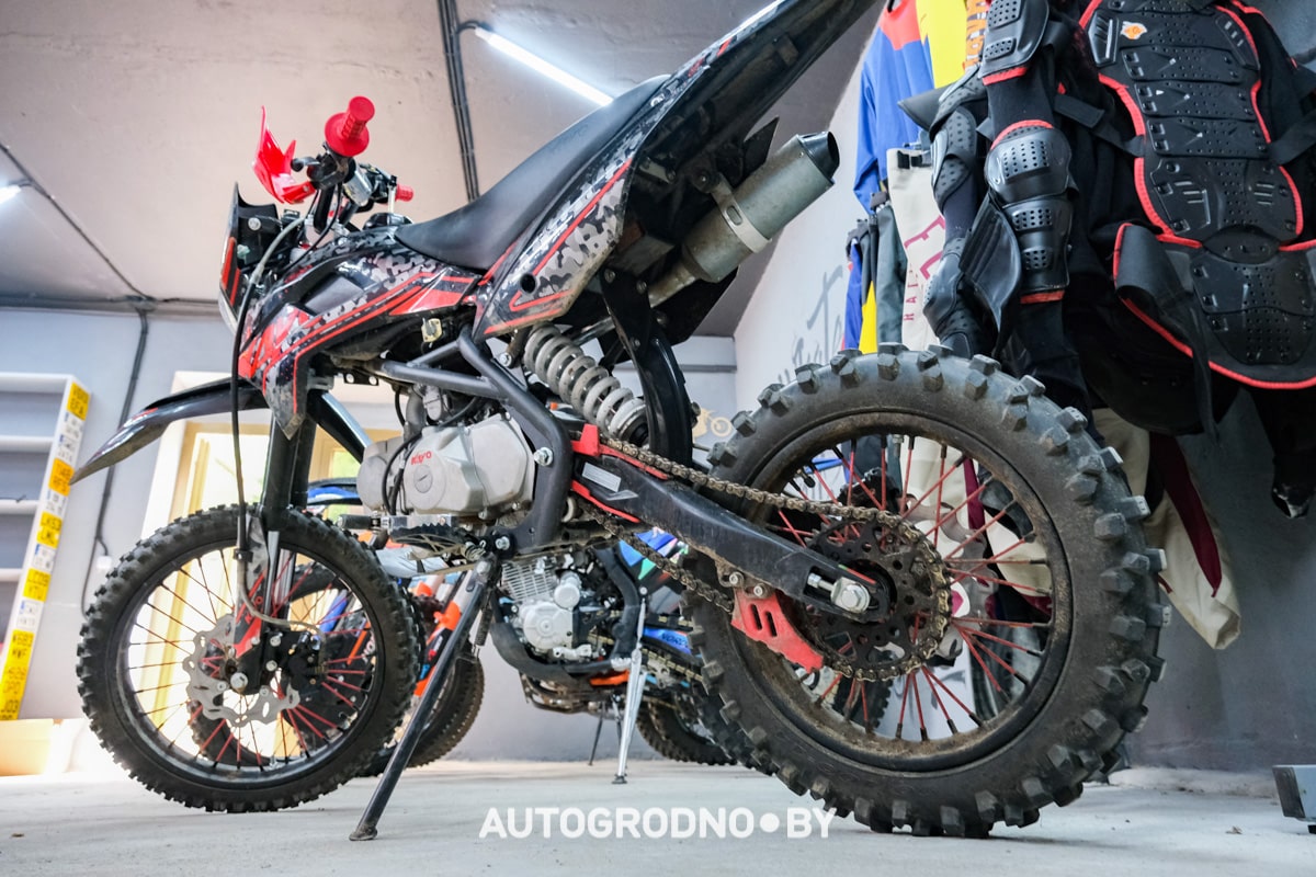 прокат мотоциклов Эндуро Гродно возле Привала