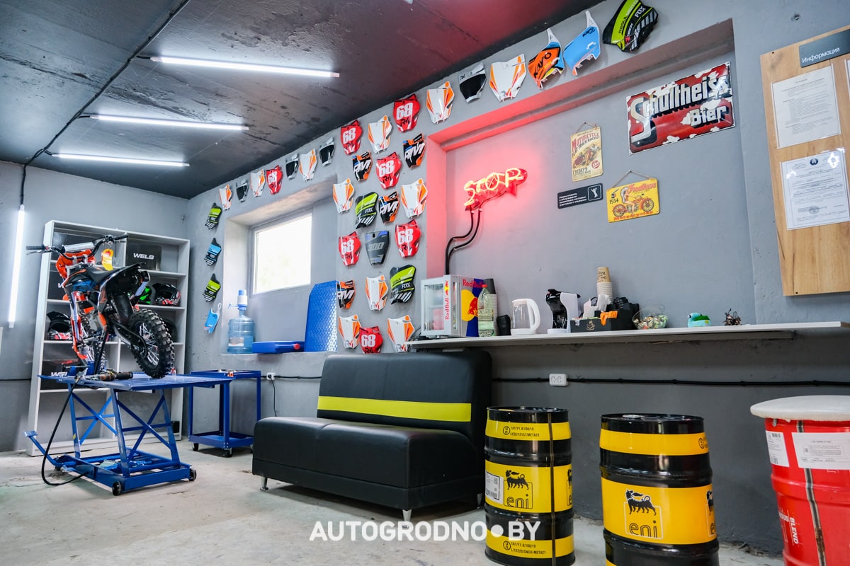 прокат мотоциклов Эндуро Гродно возле Привала