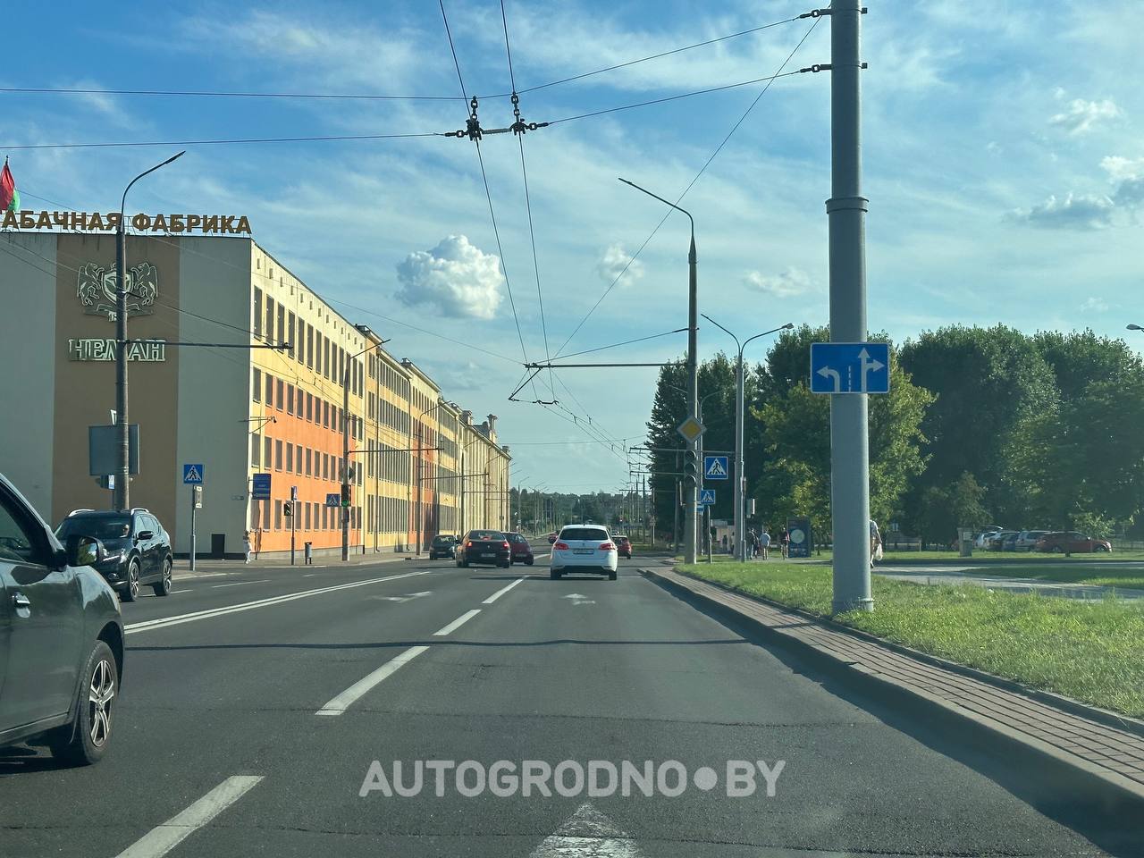 В Гродно изменили организацию движения у Табачной фабрики. Фото